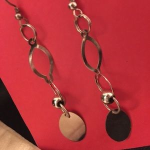 Silver Moonlight Raindrop Earrings